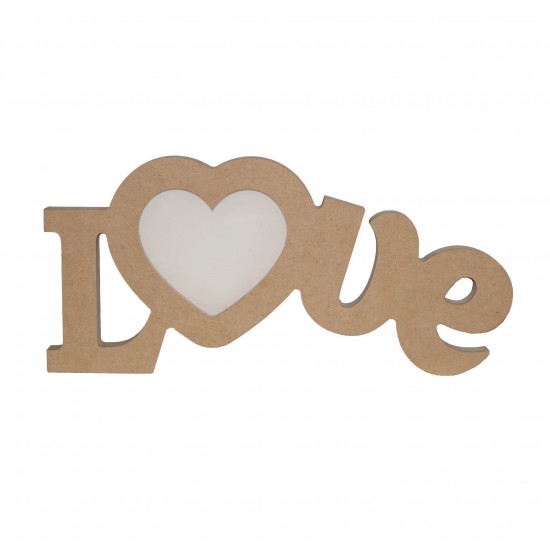Rama Foto Blank din MDF - Love