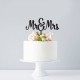 Cake Topper - Mr and Mrs