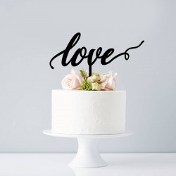 Cake Topper - Love  - Topper Tort