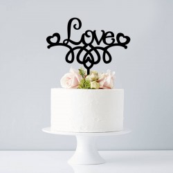 Cake Topper - Love Deco