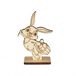 Figurina pentru Colorat - Iepuras FC004 - 100x72 mm