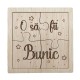 Puzzle Anunt Sarcina - Vei fi Bunica/Bunic - Cu Suport