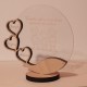 Trofeu din Plexiglas si Lemn Personalizat - 3 Membri ai Familiei