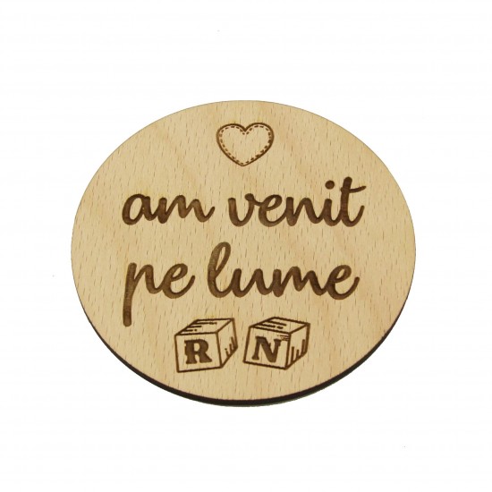 Set 6 Placute Baby Milestones - Evenimente Importante
