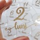 Set 12 Placute Baby Milestones din Acril