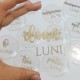 Set 12 Placute Carduri Baby Milestones din Acril