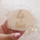 Set 12 Placute Baby Milestones din Acril - Vopsite