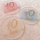 Set 12 Placute Baby Milestones din Acril - Vopsite